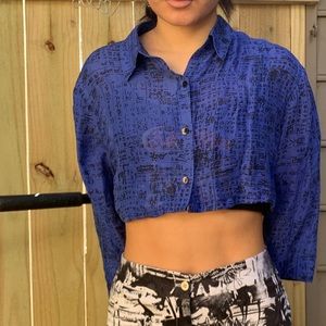 Vintage Chinese calligraphy inspired long sleeve